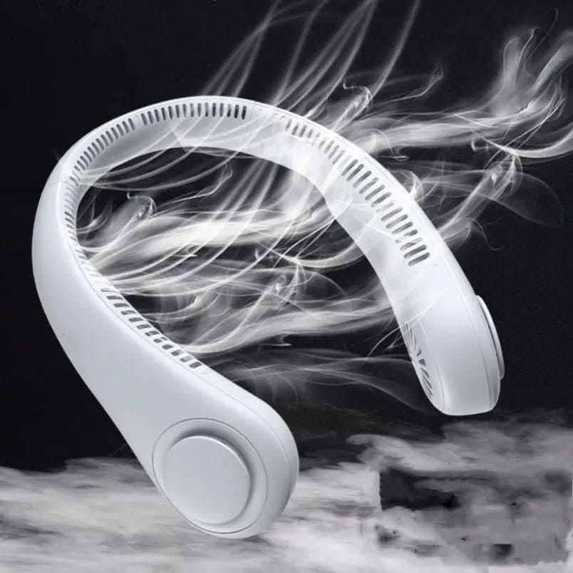 Rechargeable Leafless Hanging Neck Fan